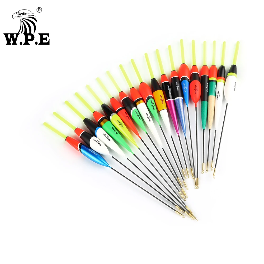 

W.P.E 5pcs/pack 4g Fishing Float 19-24cm Barguzinsky Fir Float Vertical Buoy Light Stick Float Light Stick Fishing Tackle Pesca