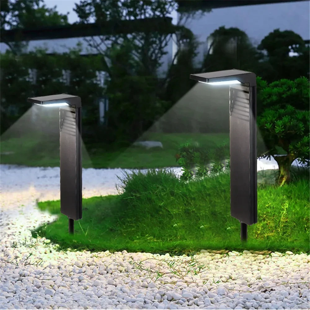 LED Solar Garden Light Outdoor IP65 Waterproof Decor for Yard Pathway Landscape Bollard Solar Power Lighting Solar Lawn Light