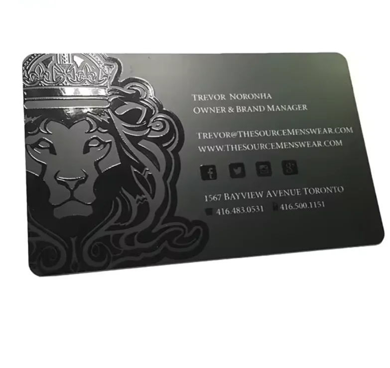 Custom luxury 0.76mm plastic pvc cards double side printing uv embossed business cards