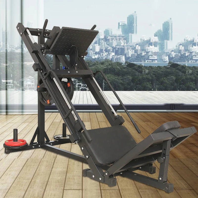 Home Fitness Multi-Functional Thickened Cushion Mute High-Speed Ulley Steel Bearing Squat Machine/Reverse Pedal Machine