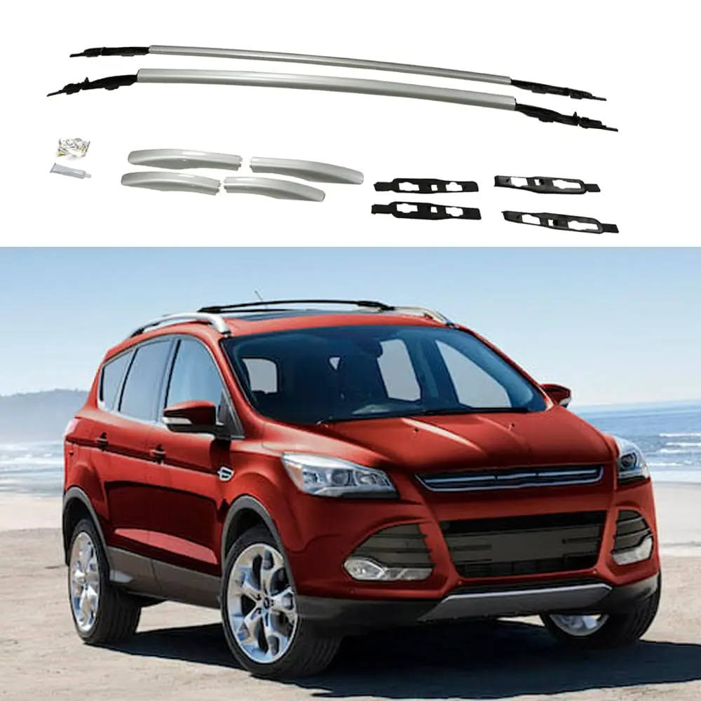 High Quality Aluminum 2PCS Cross Bar Luggage Carrier Roof Rail Fits For Ford Escap 2013-2019