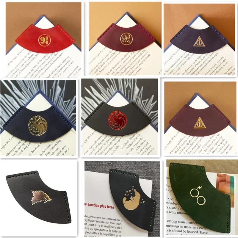 Anime Magic Academy Bookmark Harries Potter Hogwarts Movie Peripherals Learning Stationery School Supplies Gift for Children