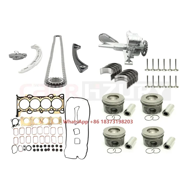 

Carrhzury KCA229 TIMING CHAIN KIT VALVE PISTONS Bearings Oil Pump Gaskets for EVOQUE 2.0 204PT ENGINE 2010-2022