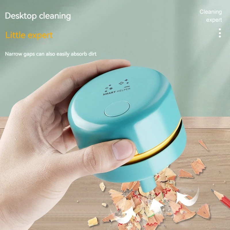 Mini USB Desktop Vacuum Cleaner, Silent Cleaner, Office Desk, Study Desk Cleaning Expert, Student Exquisite Gift