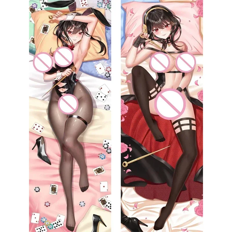 تأثيري Dakimakura جاسوس × الأسرة أنيمي المخدة مثير فتاة يور عارية أنيا مزور لتقوم بها بنفسك CustomCosplay حلي وسادة حالة العناق.. كوف