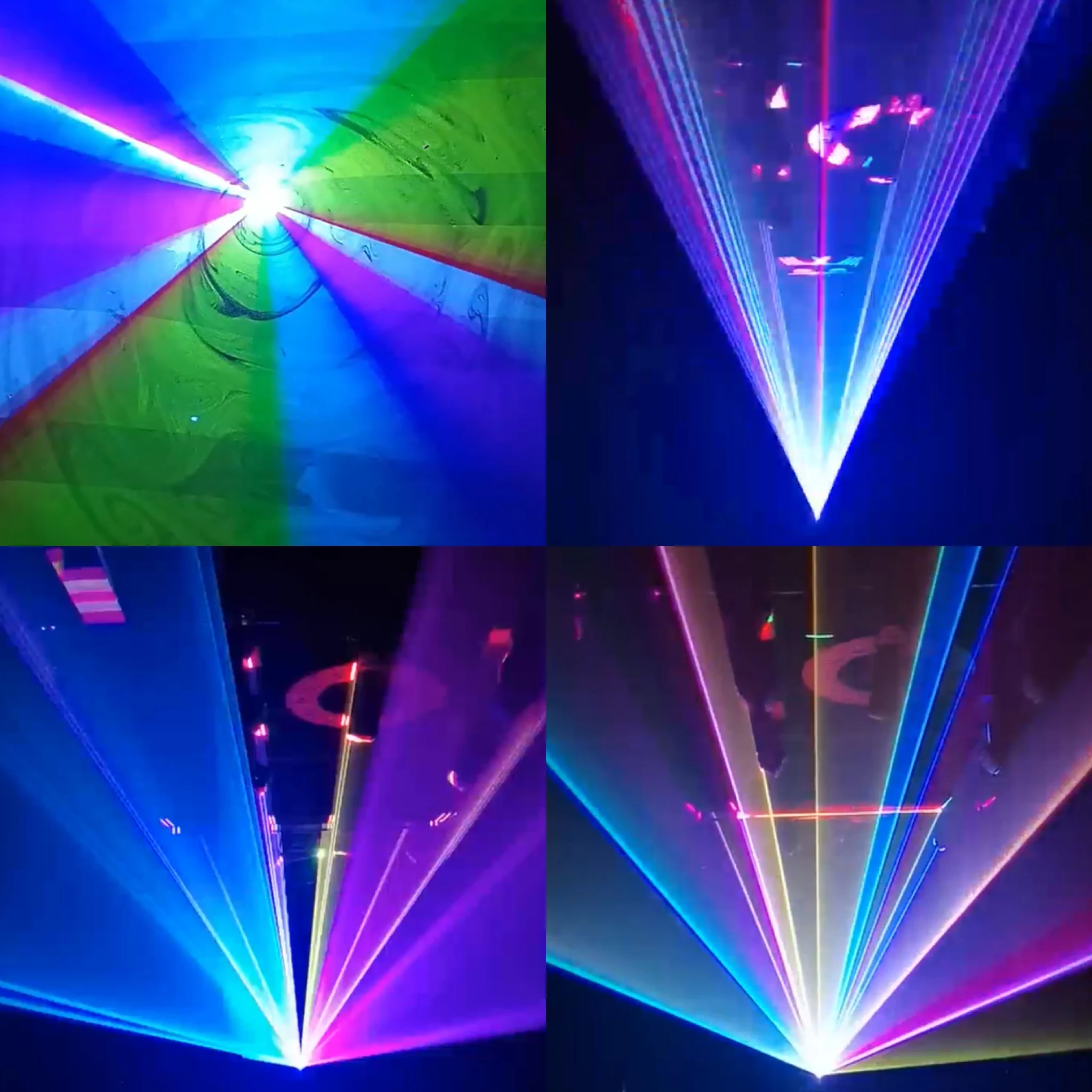 Luce professionale per animazione da discoteca con telecomando DMX512 da 3 Watt RGB 3in1