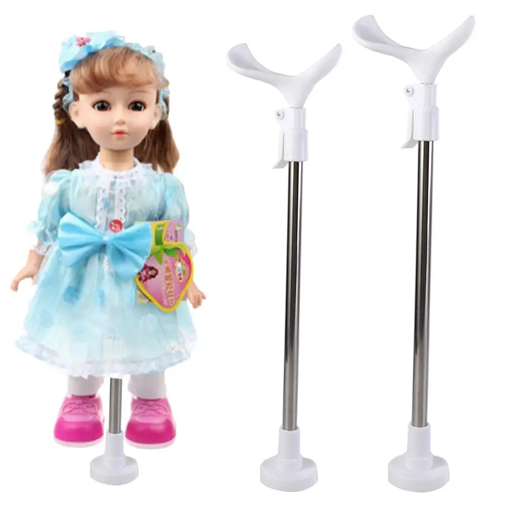 Stretchable Dolls Stand Adjustable Standing Holder Dolls Display Holder Dress Up Action Figures Doll Model Bracket Bjd Doll