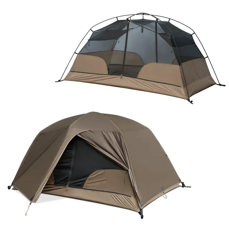 Free standing light waterproof 3 season camping tent, suitable for outdoor hiking 2 person backpacking tent