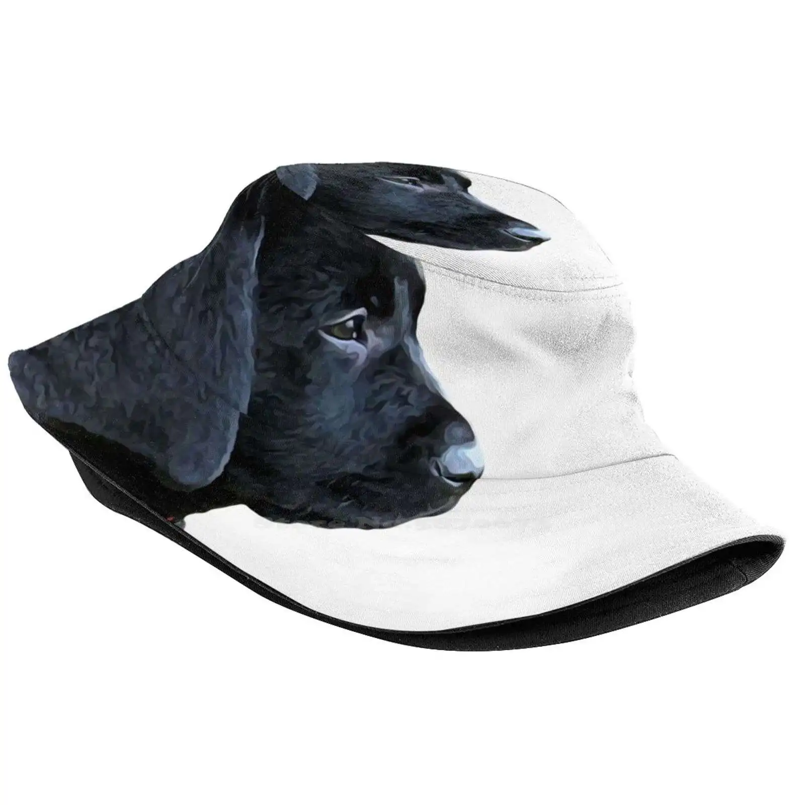 Black Labrador Puppy Unisex Summer Cap Sunscreen Hat Black Retriever Labrador Dog Black Labrador Retriever Lab Dog Black Labs