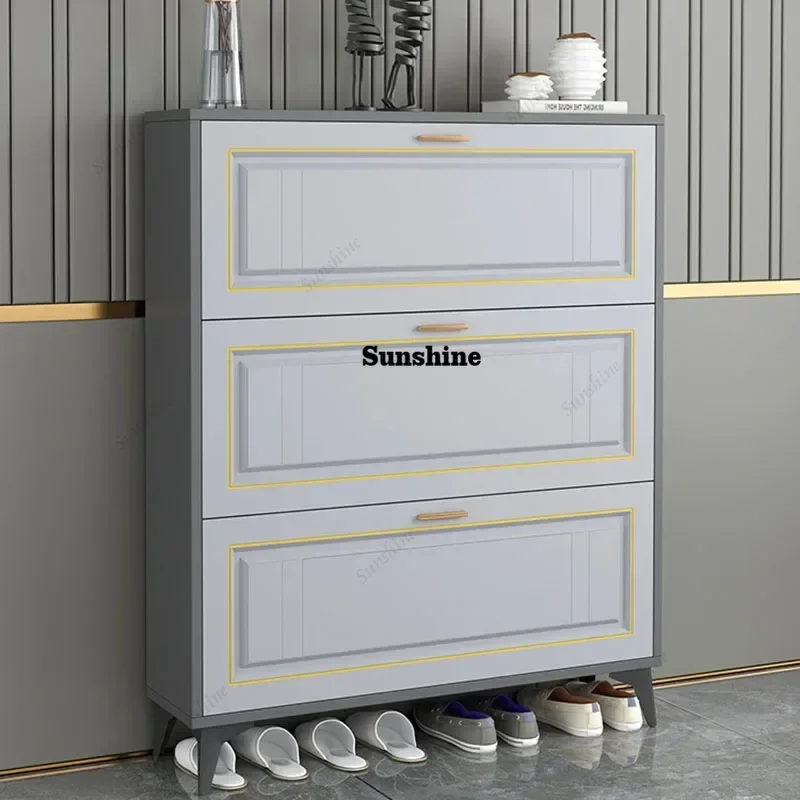 Multi Layer Shoe Rack Modern Adjustable Wooden Storage Shoe Cabinet Living Room Zapateras Organizador Hallway Furniture
