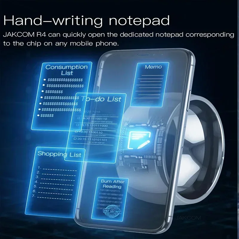 Anillo de dedo mágico NFC Jakcom Smart Ring, nueva tecnología IC/ID módulo NFC teléfono accesorios inteligentes anillo de moda para Android IOS