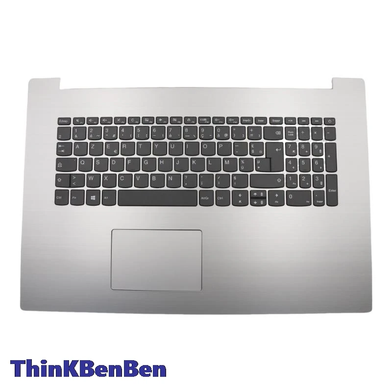 

FR French Keyboard Platinum Grey Upper Case Palmrest Shell Cover For Lenovo Ideapad 330 17 17IKB 17AST Laptop 5CB0R20185