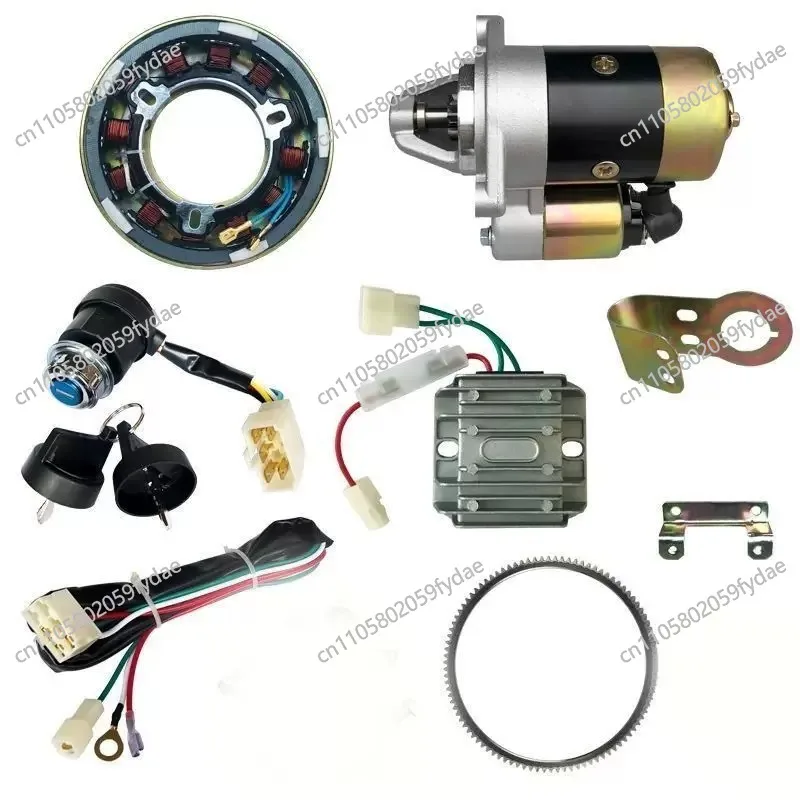 

Комплект электрического стартера 170F/173F/178F/186F для переоборудования дизельного двигателя 186 в микрокультиватор