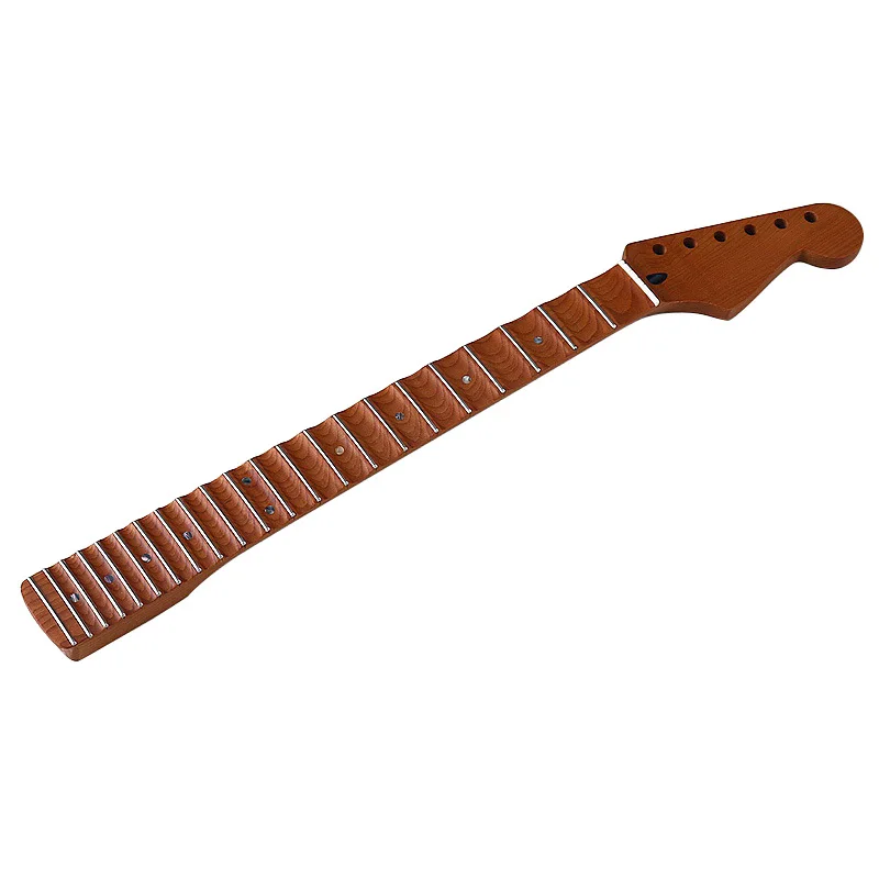 

Wave-patterned electric guitar neck, matte maple neck with concave and convex patterns, 6-string 22fret instrument accessories