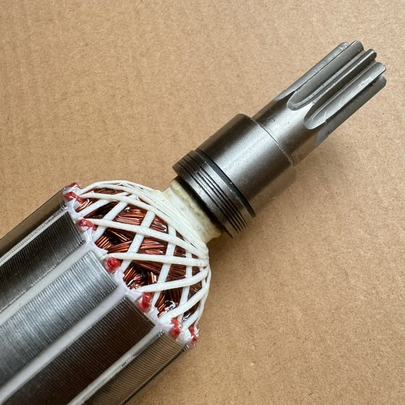AC220-240V Armature Rotor For BOSCH GSH27 GSH27VC USH27 Demolition Hammer Power Tool Spare Parts