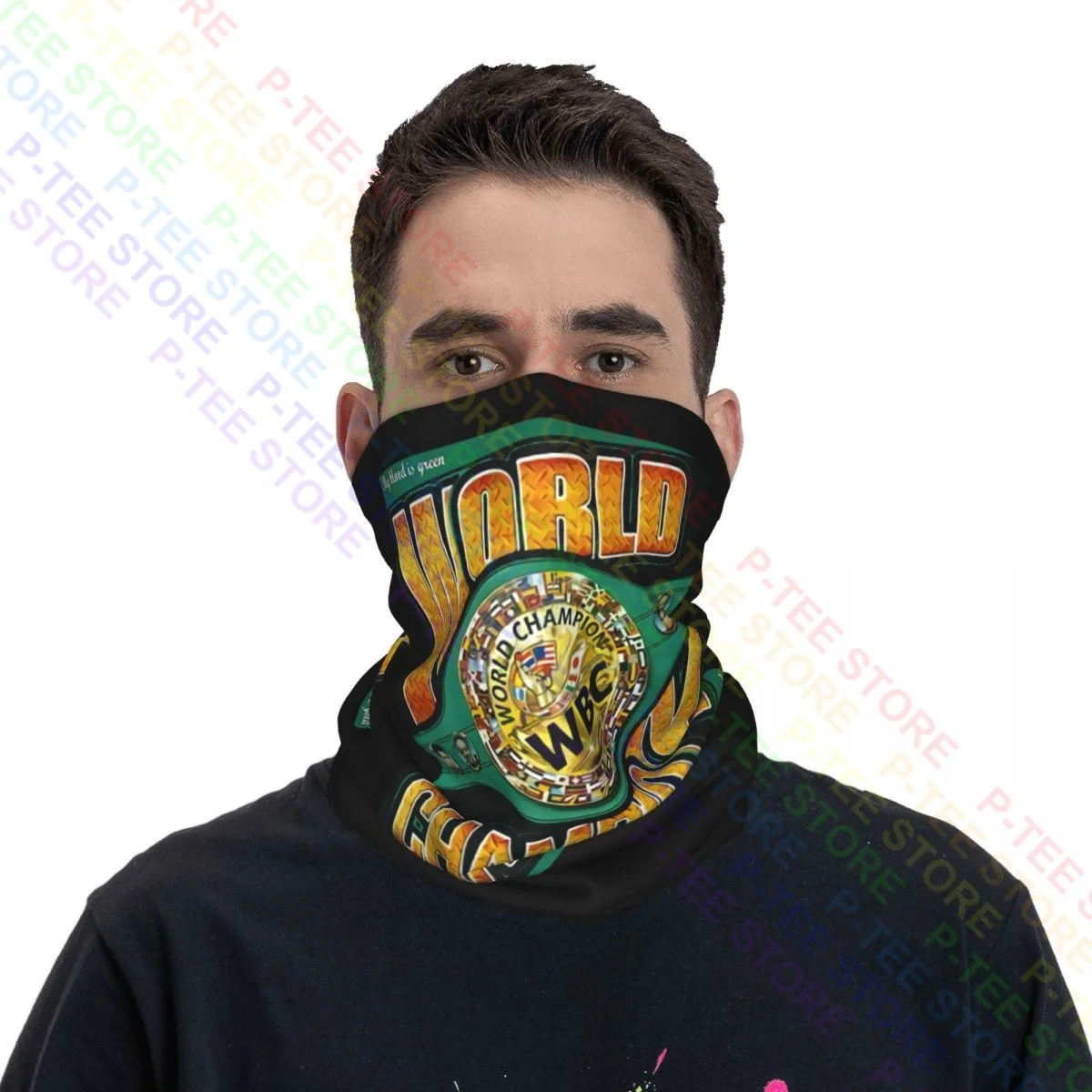 Hot Boxing Champions Of The World Wbc Canelo Alvaro Champion Neck Gaiter Bandana bufanda máscara facial de secado rápido