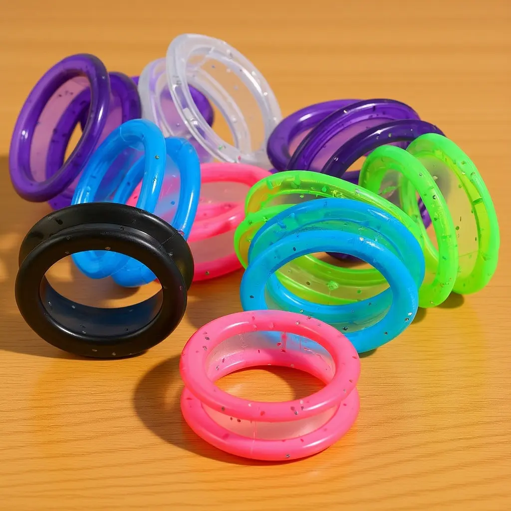 

12Pcs Silicone Scissor Finger Protective Rings Colored Anti-Slip Soft Covers for Hairdressing Pet Grooming Shears Handheld