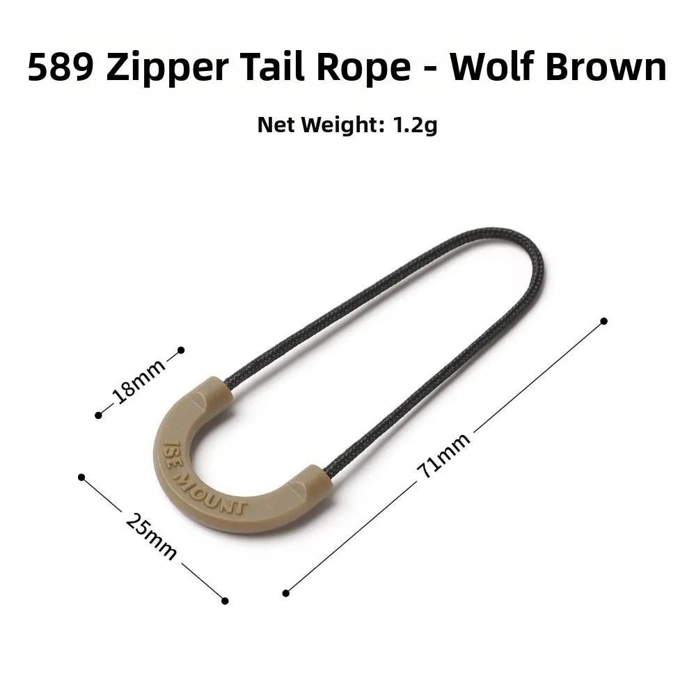 5pcs Universal Zipper Rope Anti-slip Tail Rope Color Drawstring Multistyles Zipper Puller Multicolors