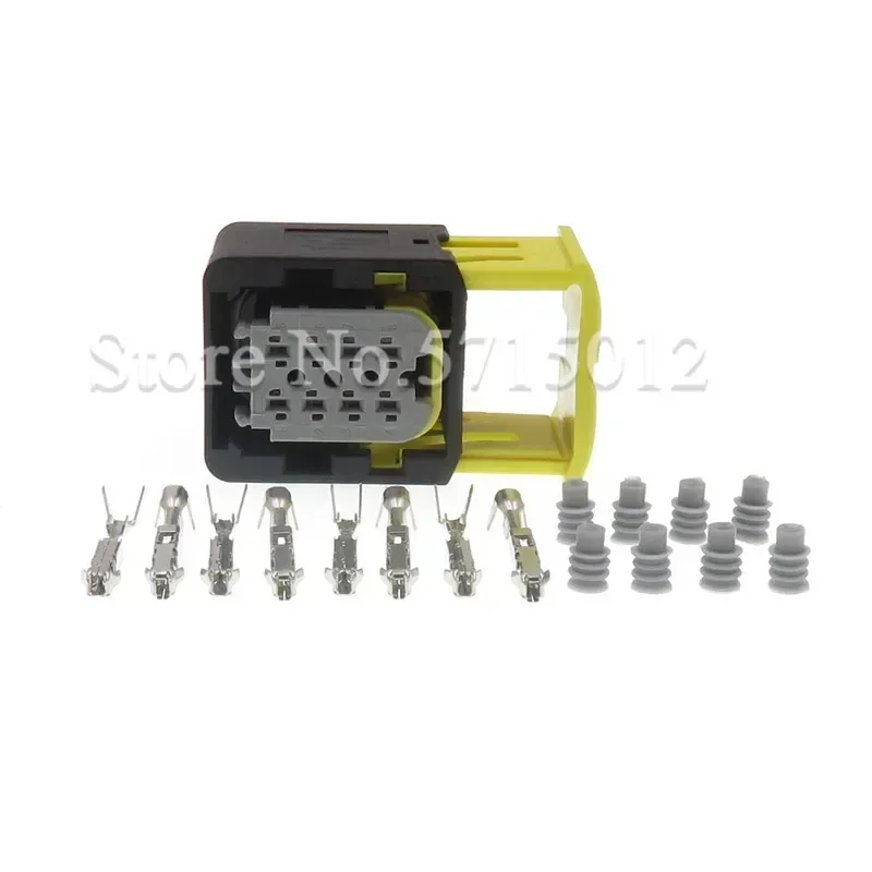 8 Hole 2-1418479-1 Female Waterproof Electrical Automotive Connector Socket With Terminals And Seals For TE AMP