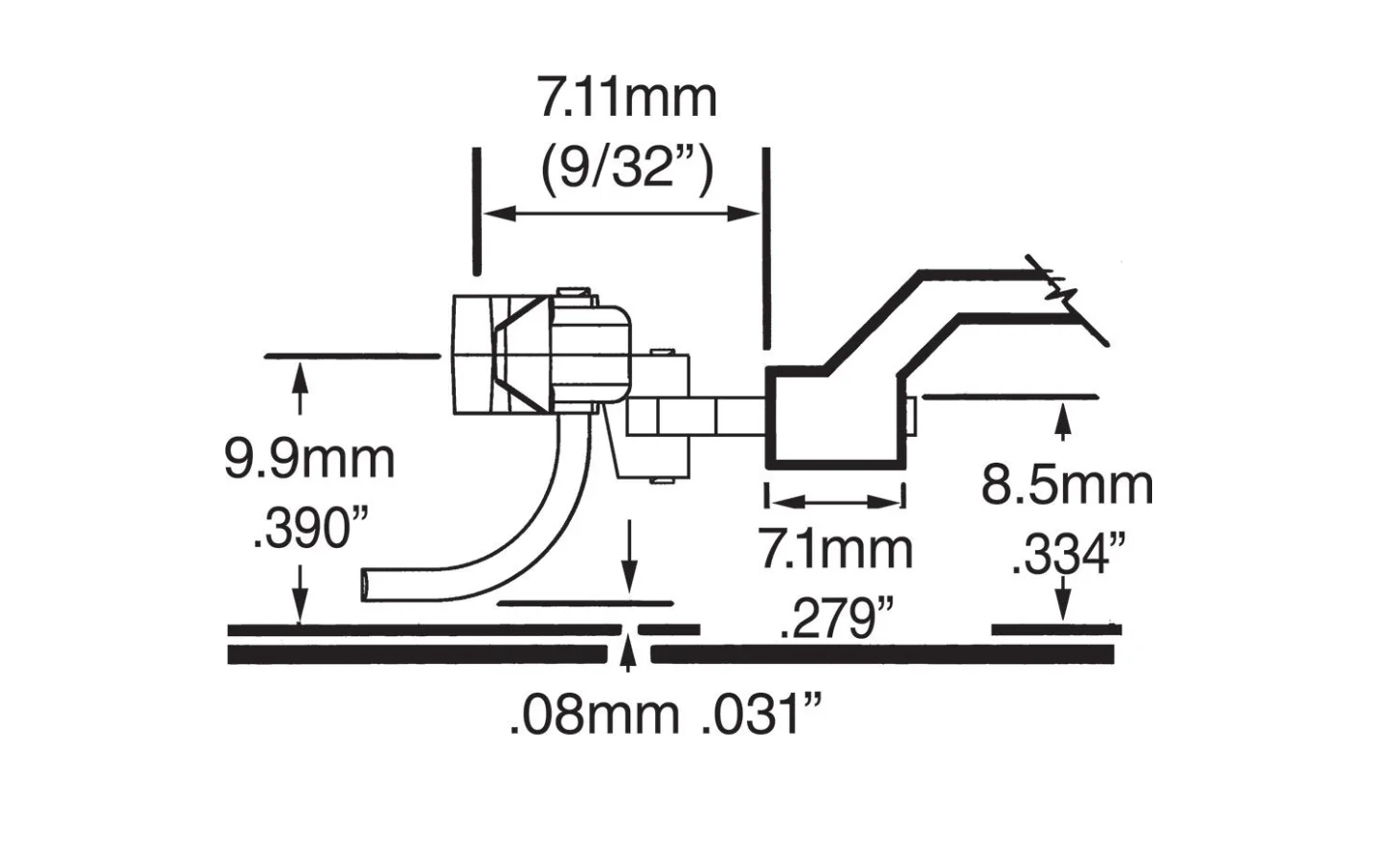 12pcs Model Trains HO Scale 1:87 NEM 362 European-Style Couplers - Short (7.11mm , .280 inch , 9/32\