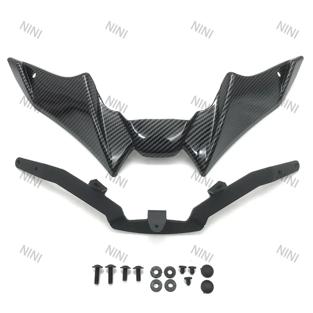 

Мотоцикл для Yamaha MT-09 MT09 V3 2021 2022 2023, передний аэродинамический обтекатель, крылышки, защитная крышка из углеродного волокна
