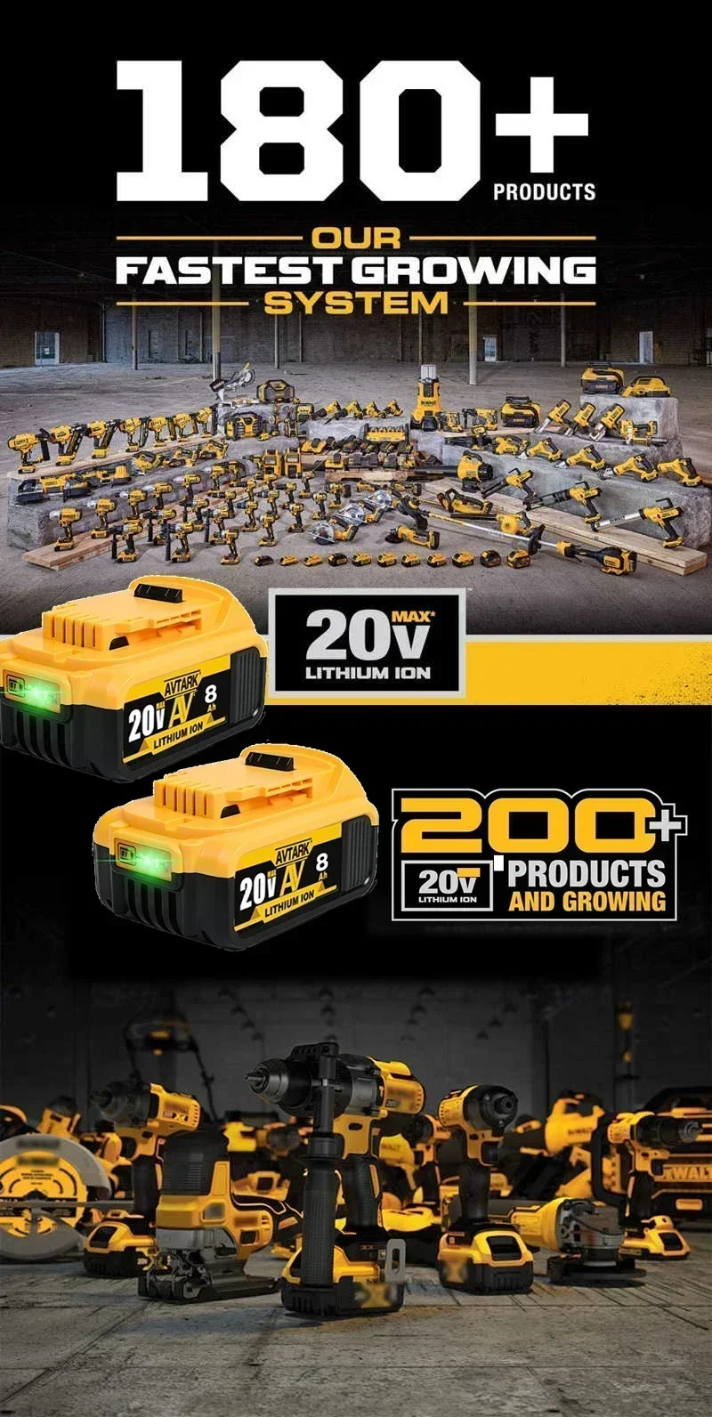 8000mah 20V számára dewalt Lítium Kicserélés Üteg 18V DCB200 DCB182 DCB184 DCB180 DCB182  DCB181 DCB201 Tettlegesség