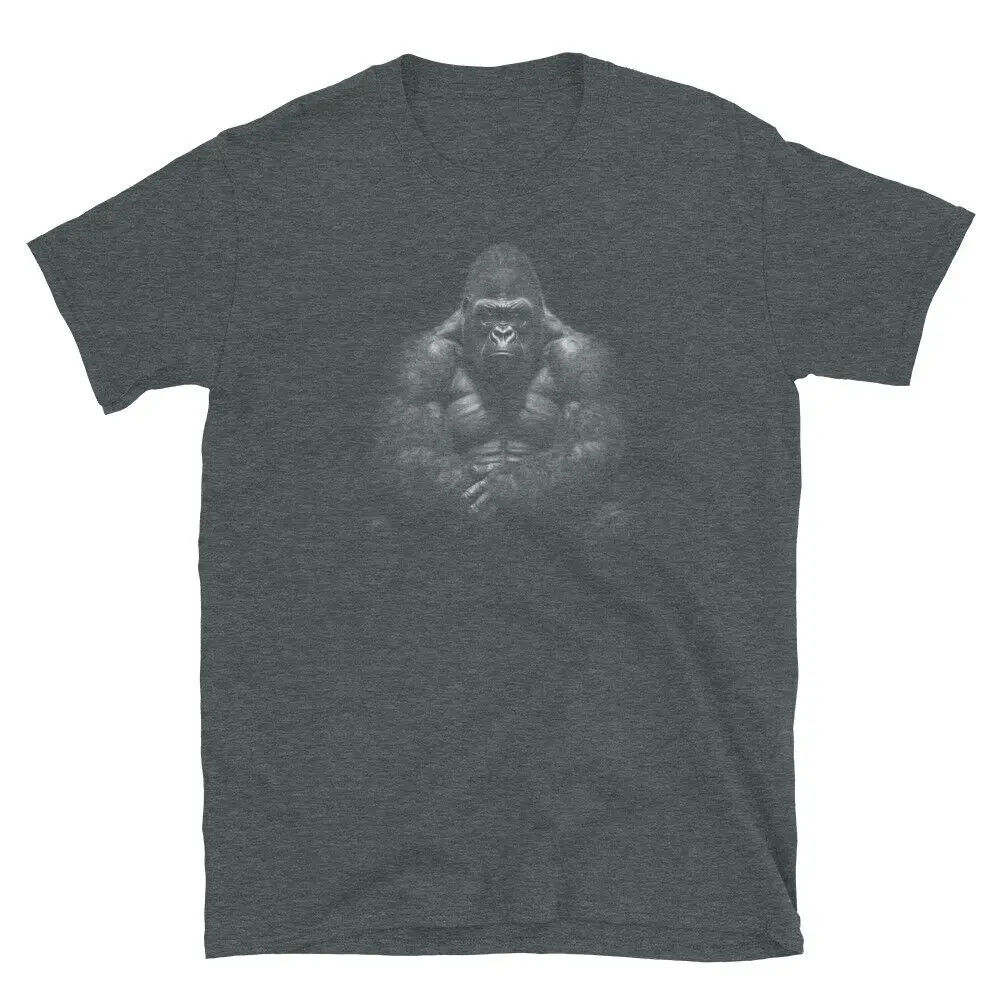 Gorilla Silverback T-shirt Silver Back Jungle King Design Unisex Tshirt