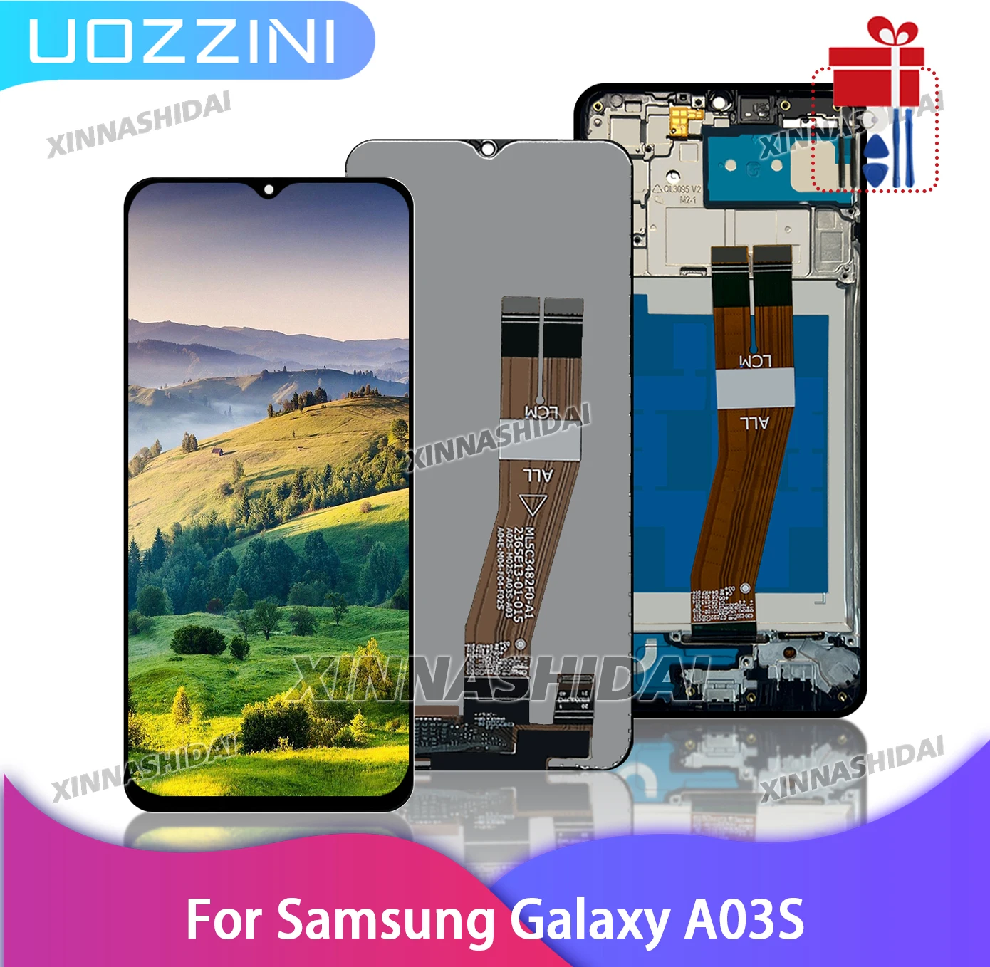 Testado nuevo TFT de alta calidad para Samsung Galaxy A03S pantalla LCD Digitalizador de pantalla táctil para Samsung A03s A037M pantalla LCD