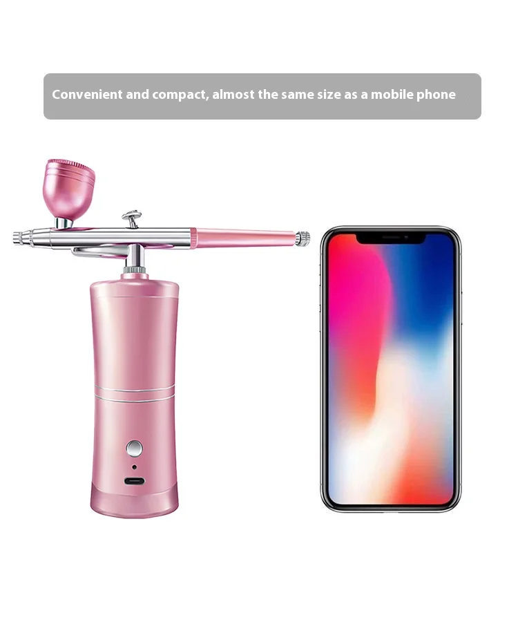 モデルペイント、アクリルペイント、フィギュアカラーリング、ネイルアートスプレー用の電動スプレーガンとエアブラシキット