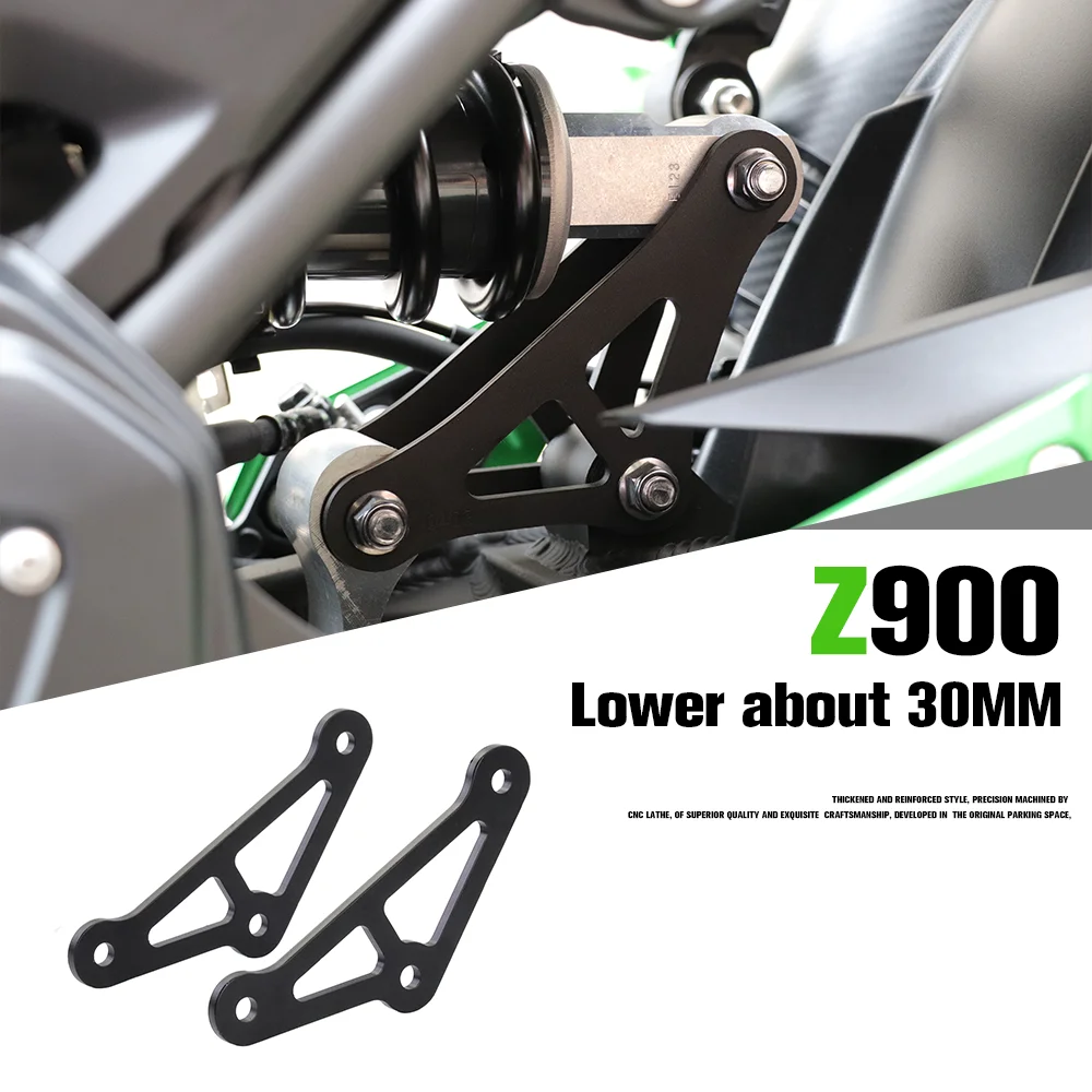 

For Kawasaki Z900 Z900SE Z900RS 2017-2023 Motorcycle Accessories Rear Shock Absorber Suspension Lowering Link Body Lowering 30mm