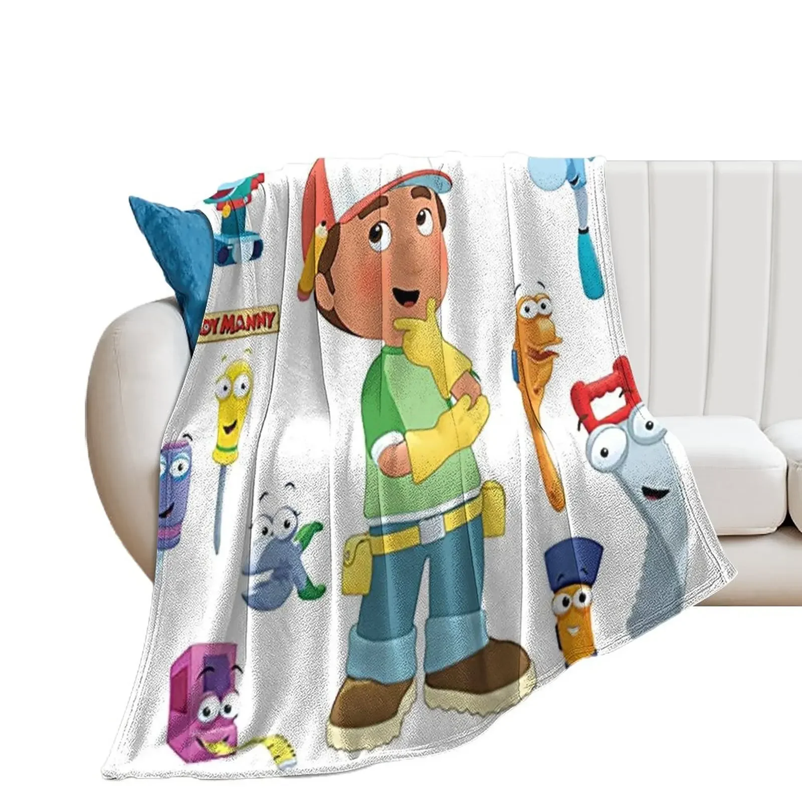 

Handy Manny Throw Blanket Fashion Sofas valentine gift ideas Summer Blankets