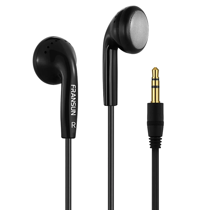 FRANSUN E10 Yuandao Earbud In Ear Earphone Dynamic Flat Head Earbud HIFI Bass Sound Quality Earphone 3.5mm Type C Earphone