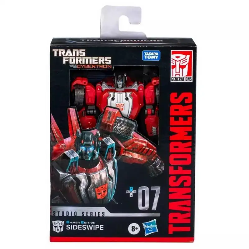 Transformadores brinquedos série estúdio guerra de luxo para cybertron wfc 07 gamer edição sideswipe 4.5 polegadas figura de ação presente ss GE-07