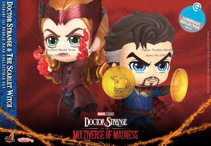 Hottoys HT Cosbaby COSB946 Marvel Stuidos Doctor Strange Scarlet Witch Multiverse of Madness Mini Collectible Action Figure