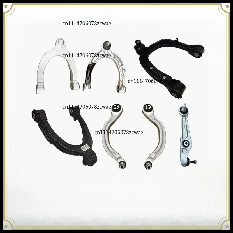 ZOCI-FOR Suspension Control Arm Kit, Upper Lower Curved Straight A‑Arm Fit for Model 3 Y Chassis Parts