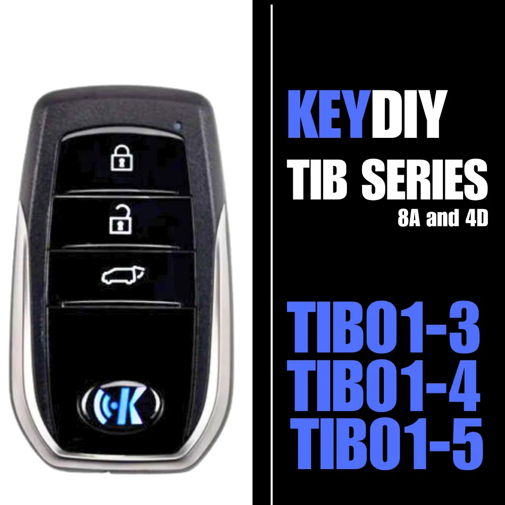 Keydiy TIB01-3 TIB01-4 TIB01-5 Smart Remote Key KD 3 4 5 Buttons Series for Toyota Available to KD X4