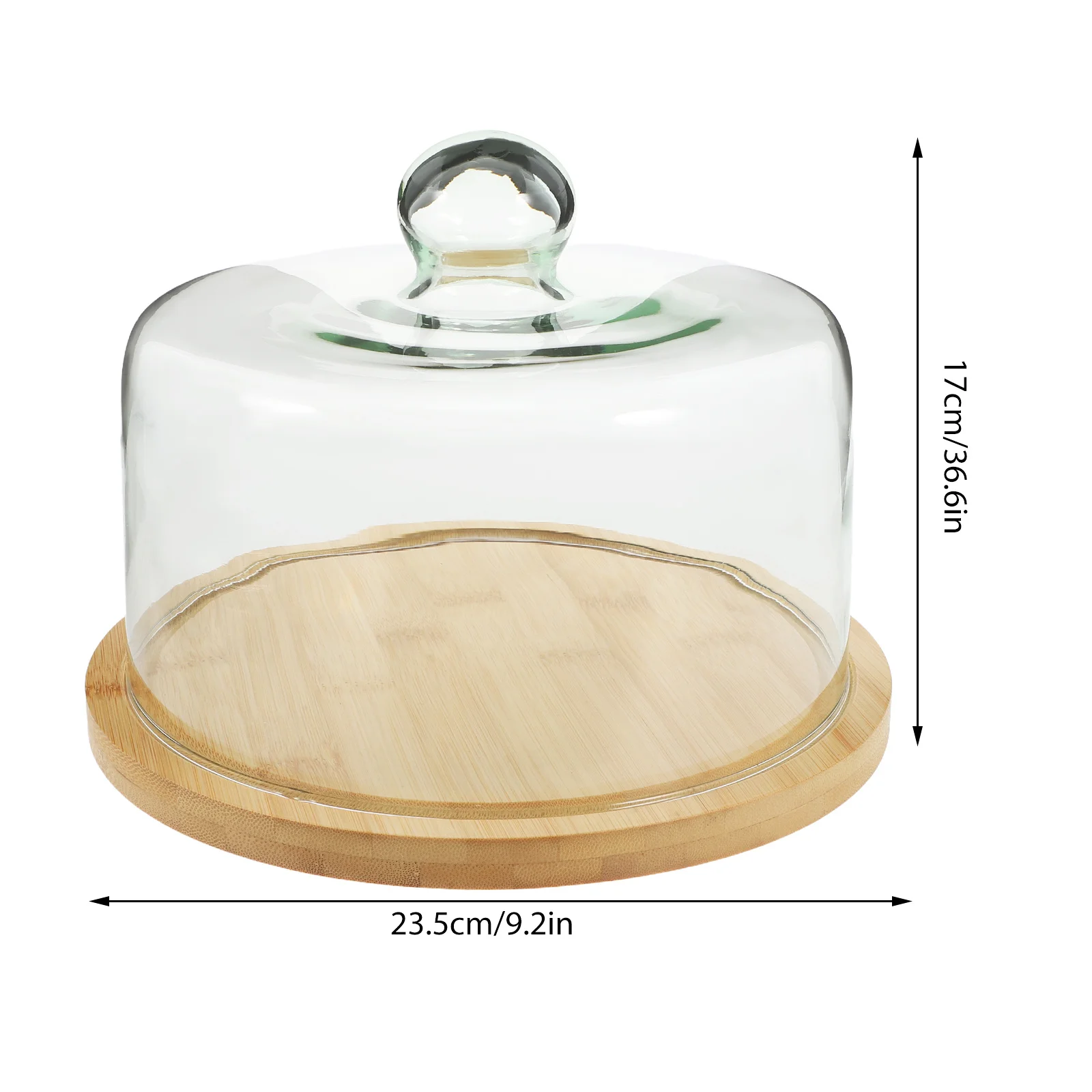 حامل عرض الكيك الأنيق مع غطاء قبة حفظ طازج غطاء حماية للحلويات والكب كيك والمعجنات طبق تقديم الحفلات #3