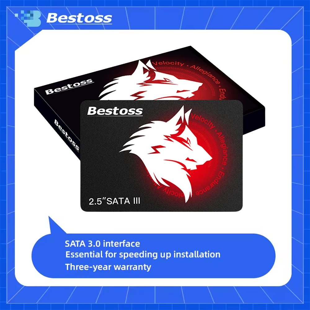 

Bestoss SSD 120GB 128GB 240GB 256GB 480GB 512GB 1TB SSD Hard Drive Disk Disc SATA 2.5 Internal Solid State SSD For Laptop