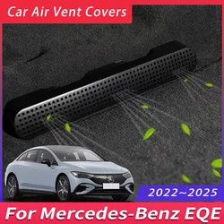 2 Pcs Car Air Vent Covers For Mercedes-Benz EQE V295 2022~2025 2023 Seat Air Duct Outlet Exhaust Cover Auto Accessories interior