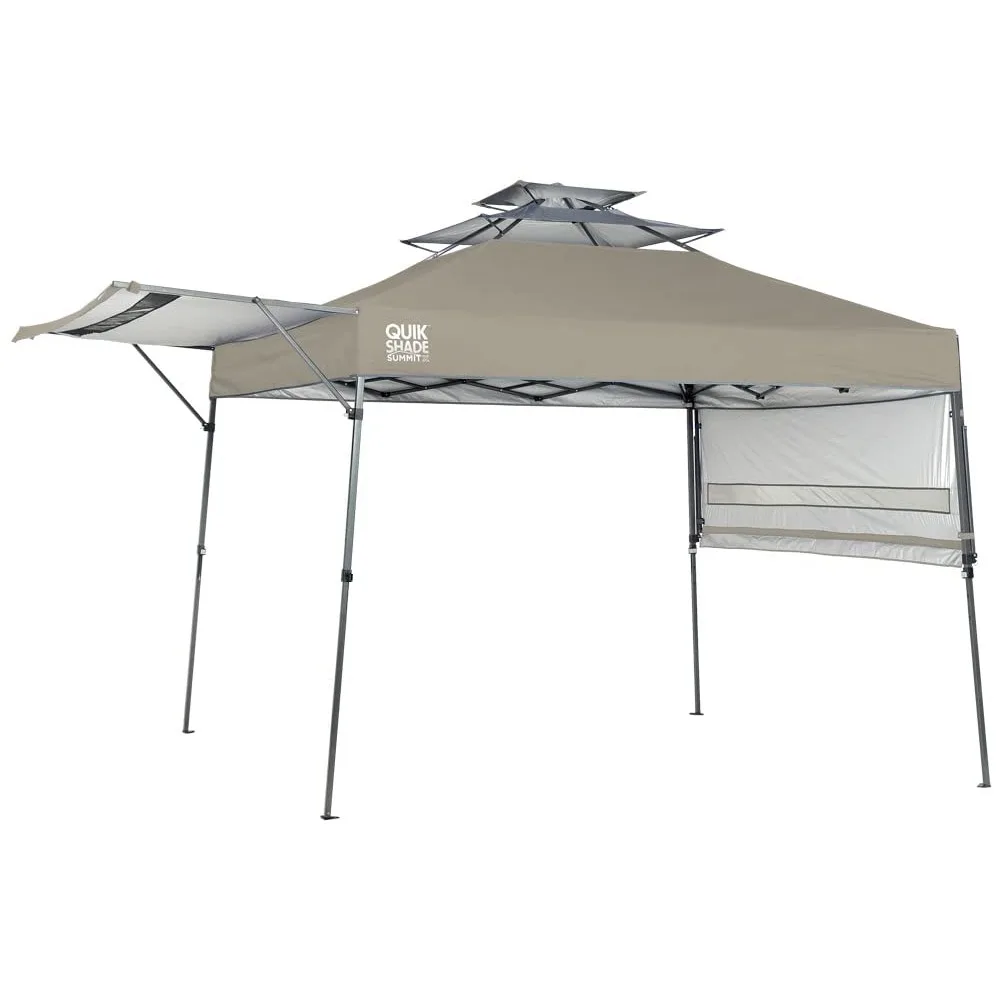 

10 X 17-Foot Instant Canopy with Adjustable Dual Half Awnings, 170 Square Feet of Shade for 15, Customized