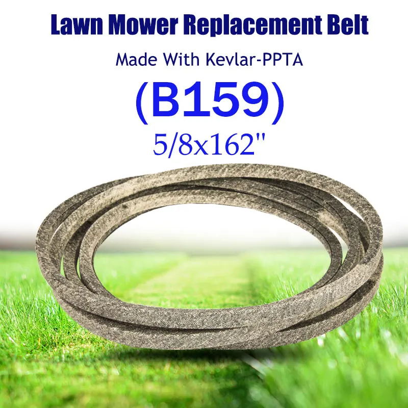 

V-belt for Lawn Mower Made with Kevlar B159 5/8"x162" Accessories FOR J/ohn Deere GX21395 117-7325/133-1166 TCU30510