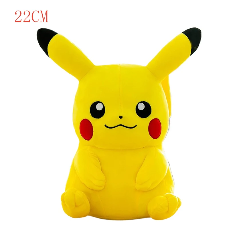 Pikachu Stofftiere, Anime-Cartoon und niedliche Plüschpuppen, Pokemon-Wurfkissen, Geburtstagsgeschenk für Kinder, Freunde, Jungen, Heimdekoration – Detail 1