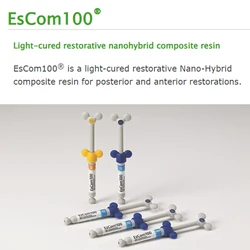 Escom 100 Korean Spident 4g Escom100 Light Curing Teeth Filling Dentist Cilinc Materials Products