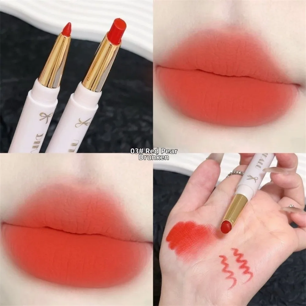 New Double-ended Lip Liner Moisturizing Non-transferable Soft Matte Lipstick Waterproof Lipsk Makeup Tool