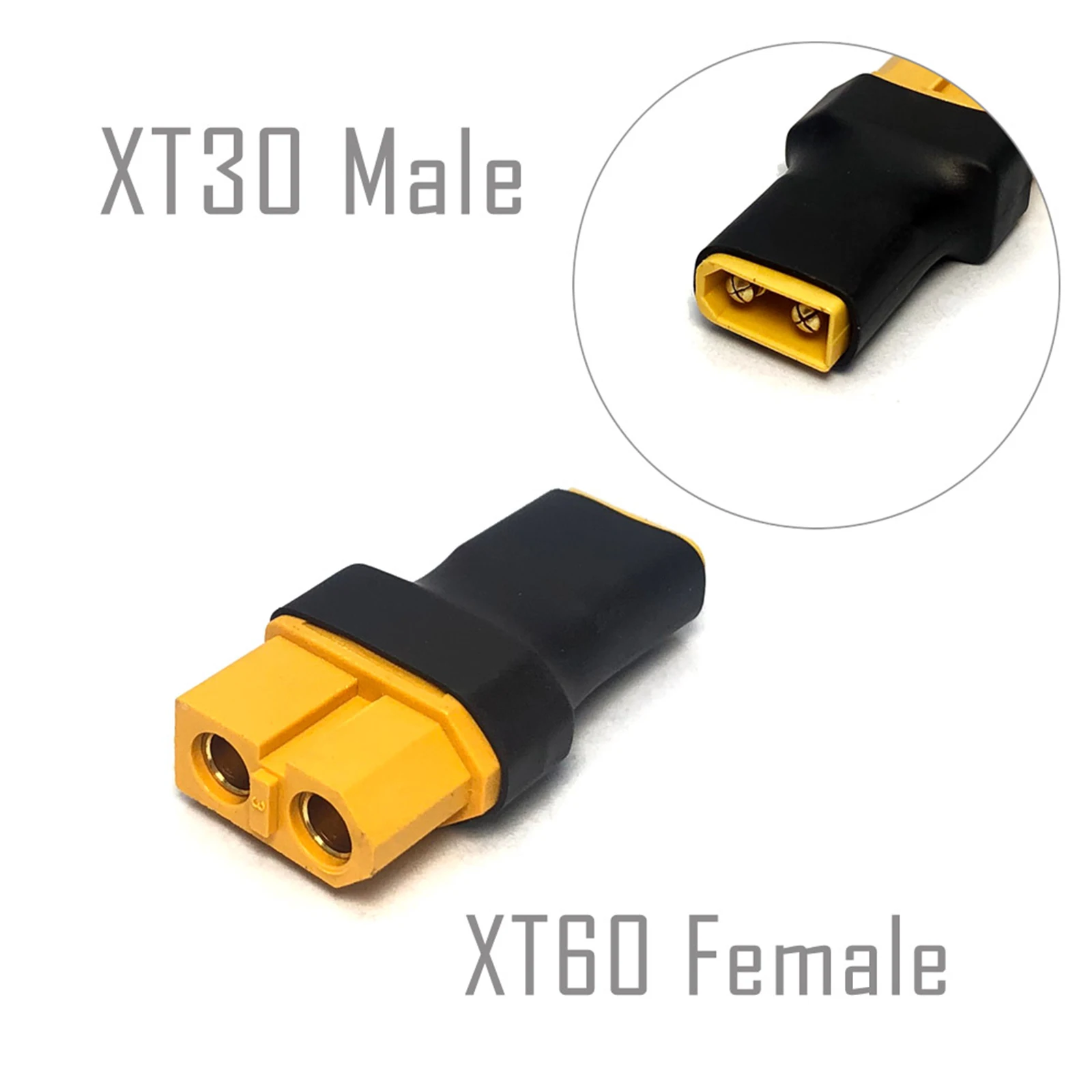 Plastikowy Adapter równoległy DIY akcesoria XT60 do XT30 złącze konwertera podłączenie równoległe zamienna do baterii litowej ESC
