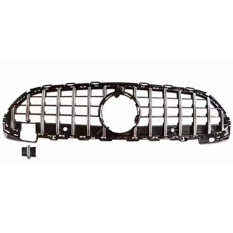 For C Class W206 C180 C200 C220d C300 2022+ Sport Edition W206 GT Style Silver / Black Front Grill