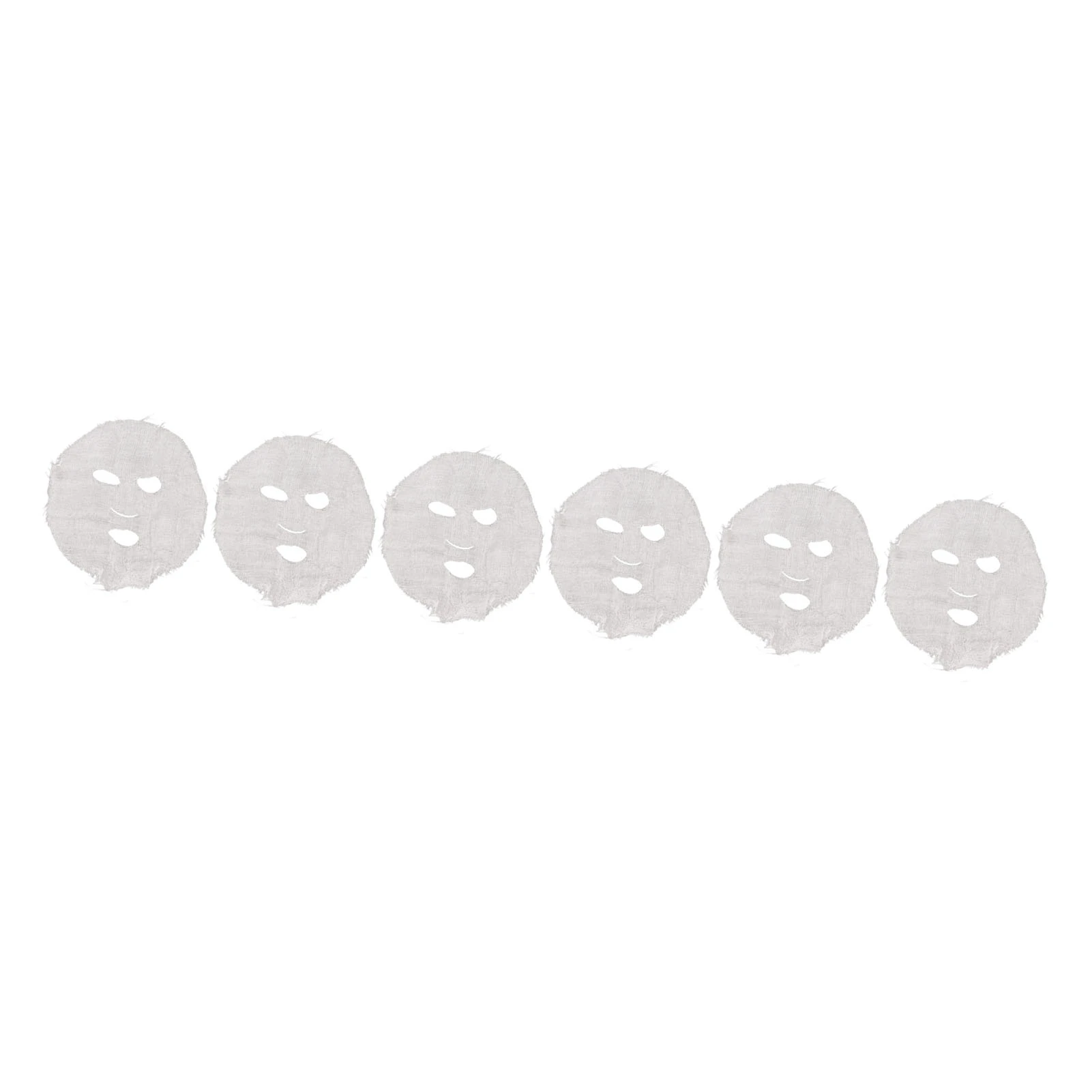 100pcs Gauze Facial Mask Paper Beauty Salon DIY Disposable Precut Facial Mask Paper Sheet for Skin Care
