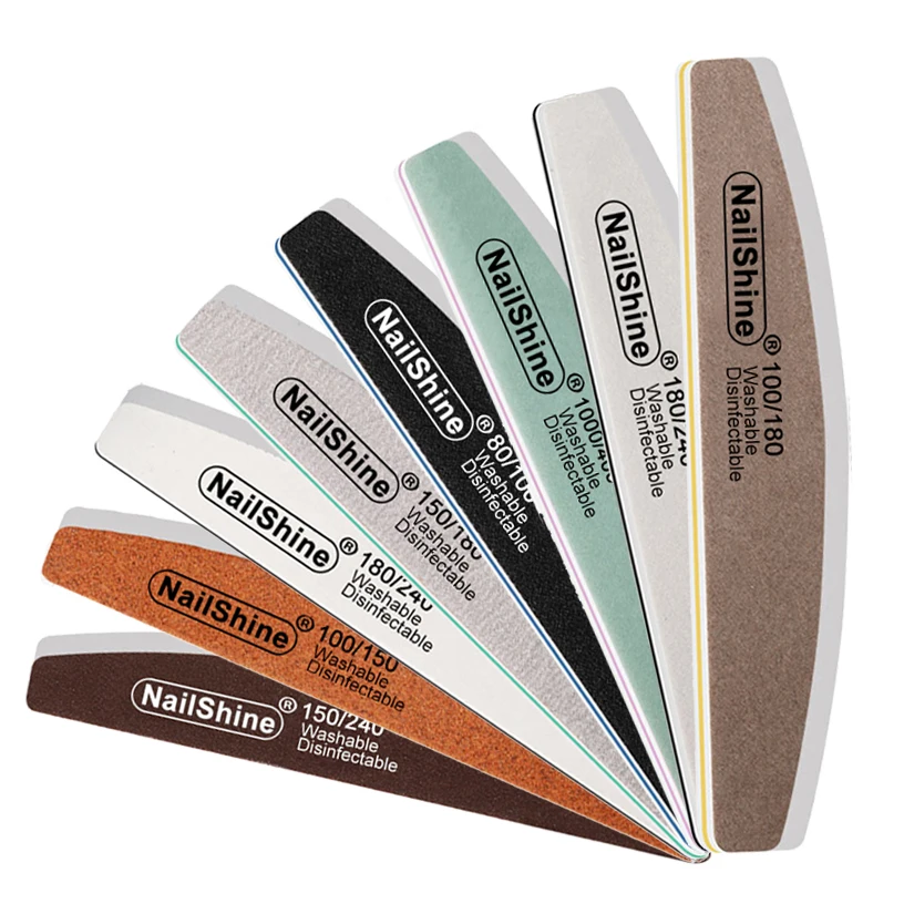 8Pcs/Box Nail File Buffer Kit Gel Polishing Grinding Sanding Sponge Nails Files Set Manicure Professional Nail Care Beauty Tools