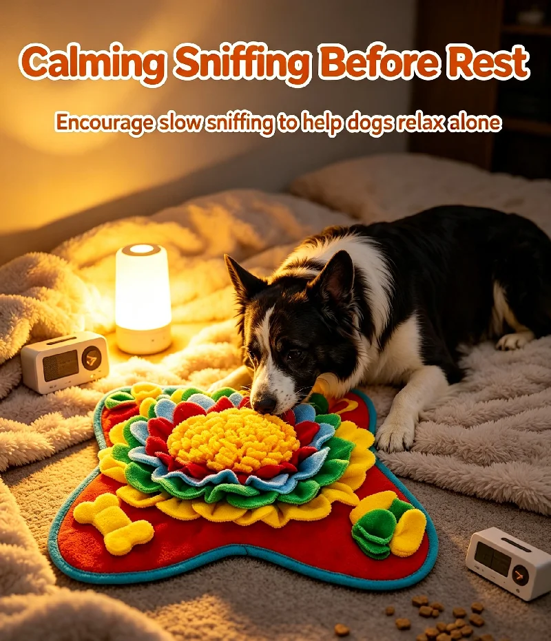 Good Pet Snuffle Mat for Dogs,Interactive Feed Puzzle for Boredom,Encourages Natural Foraging Skills image 4