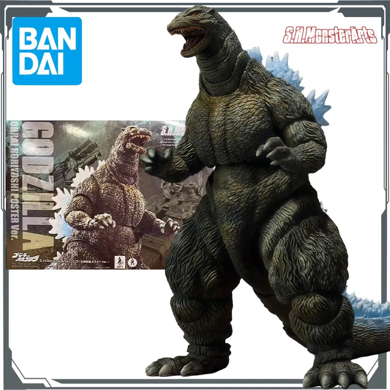 

Bandai Original S.H.MonsterArts Godzilla (плакат Gen YORISHIGE Ver.) 160 мм аниме фигурки игрушки для мальчиков Рождественский подарок